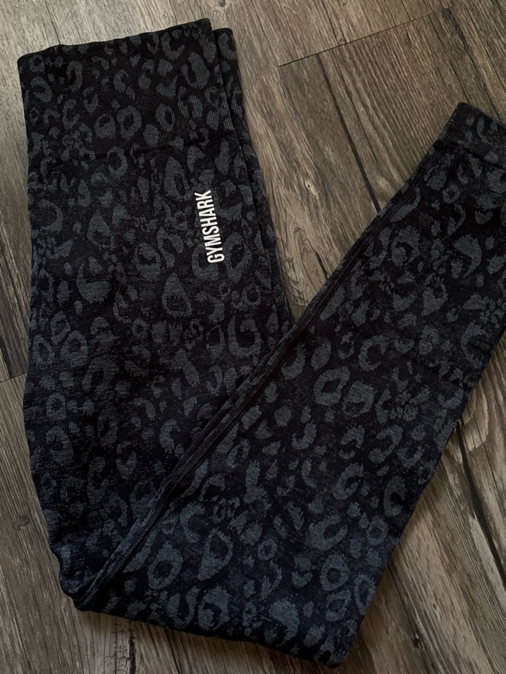 Gymshark Women’s Black Leopard Print Leggings
